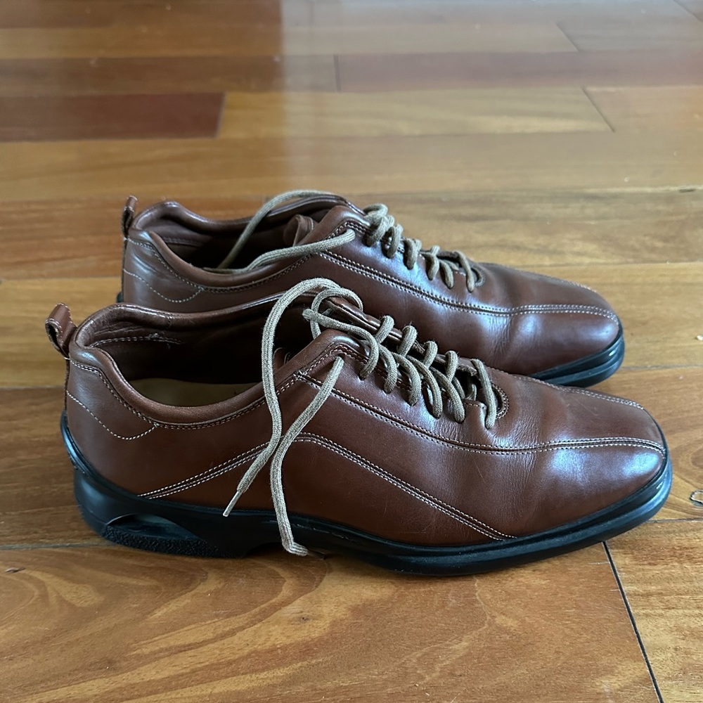 Cole Haan Nike leather dress shoes loafers 9.5 brown